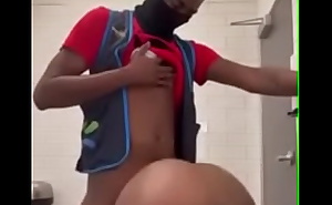 Vicky gets fucked in Walmart bathroom and parking lot