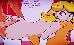 Princess Peach Getting Rubbed On Her Ass (Very Hot)