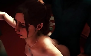 claire redfield Gets Roughly Pounded by Gang (DependCopy) (3D)