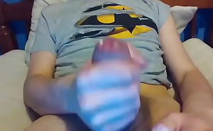 Mr Thick wanking his huge fat cock off