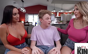 FilthyKings - I Just Had A Threesome With My Busty Stepmom and Her HOT Brunette Friend