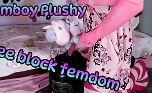 Femboy Plushy Pee block femdom (teaser)