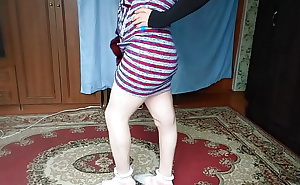 HOT FEMBOY BIG BUTT COLLEGE TEEN GIRLY DRESSED CUTE MODEL CROSSDRESSER KITTY AT HOME TRYING DRESSED