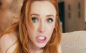 Skinny Ginger Madi Collins Stares Into Your Soul While You Fuck Her
