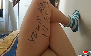 18 Youtuber CrossdresserKitty MASTURBATING You Can Request Your Name on My Thighs And I can Masturbate For You Lovelies