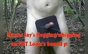 Master Jay flogs CBTLouis's penis Part2