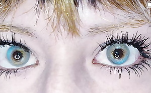 (ω) ⋆｡xxx ˗ˏˋ  My beauty blue bling eye contact lenses ‧₊˚彡ฅxxxωxxxฅ