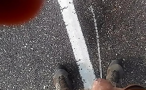 Pissing on public highway