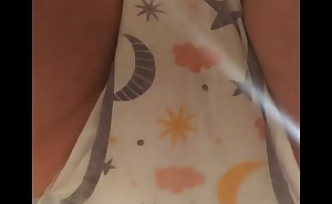 Mark wets diaper on webcam