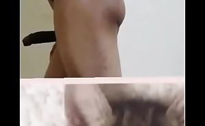 Travesti mexicana desnuda pene rasurando muy caliente