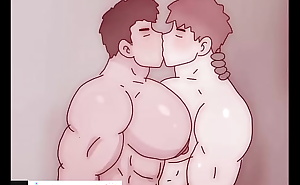 Anime~big muscle boobs couple， so lovely and big dick ~(watch more ：patreon XXX video /AndyLin)