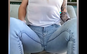 Real Orgasm in Tight Levi Jeans