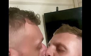 Two Guys / Men Passionately Kissing