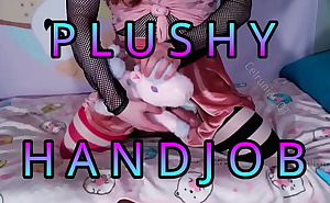 Plushy gives femboy a handjob! (Teaser)