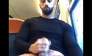 Sexy guy in the metro