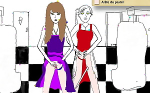 Art Academy Home Studio - teen girls peeing standing up 2