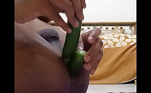 Indian gay Double anal  dildo