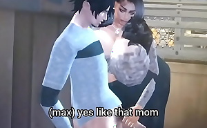 The Sims 4 max makes his stepmom suck his dick when dad pass way