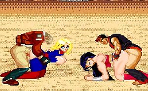 Kim Dong Hwan and Terry vs Wonder Woman and Ms. Marvel