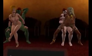 Zelda and Sonya threesome