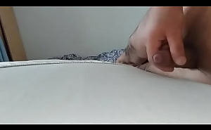 humping mattress and ejaculating sperm on it part 2