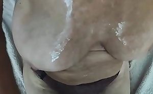 Granny boobs sperm