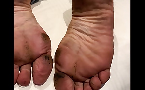 Close up of my smelly soles