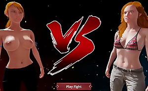 Ginny vs. Chelci (Naked Fighter 3D)