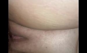 Husband fucks shaved pussy