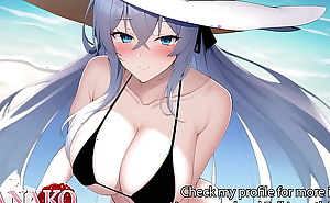 [ASMR Audio and Video] I get so WET and HORNY on are Beach Date!!!! My outfit gets so slippery it CUMS right OFF!!!! VTUBER Roleplay!!