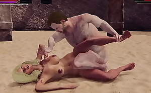 Ethan vs. Faye (Naked Fighter 3D)