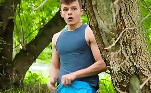Horny Guy Jakob De Lung Gets Drilled In The Woods By Tom Bacan's Big Cock - TWINKPOP