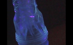 Using My Turbo Blast FleshLight on my 14cm cock with a UV light - AlphaBravoCharlieD