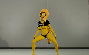 My friend golden lust does a sexy dance