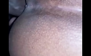 Fucking the shit out of my baby momma she cums on my dick