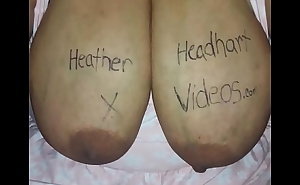 Heather Headhart showing huge titties