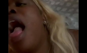 Queen kitty takes cum in her mouth