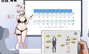 Woman giving lecture in Mysterious email new hentai game video