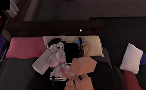 Roblox girl has intimate sex with hung guy