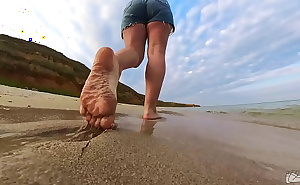 Follow My Sand Footprints Along The Summer Seashore