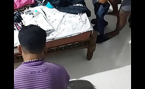 Indian boy stripping infront of maid