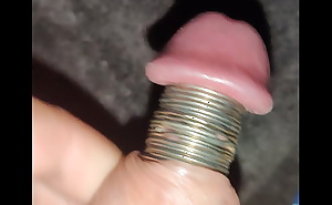 Ifoslave playing with my cock rings again