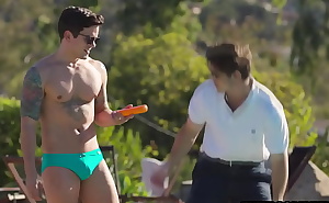 Hot jock Dakota Payne seducing a new pool guy