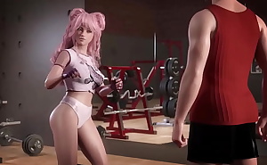 The Genesis Order - FULL GALLERY [ HENTAI Game PornPlay] Ep.12 risky public creampie at the gym