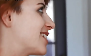 Bi fuckers smash petite bae in threesome in wet pussy