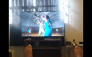 Masterbation to girl on basketball commercial
