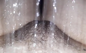 Make it rain on my hairy pussy before shaving