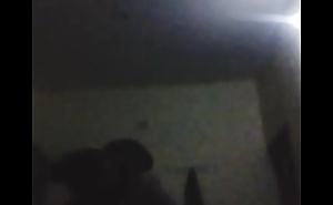 Banging girlfriend in dark room