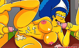 The Simptoons in very hot sex scenes! Simpsons porn hentai!