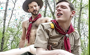 On the menu today we have two scout boys that serve rimjobs , blowjobs as well as some good ol' anal fucking in various postions!